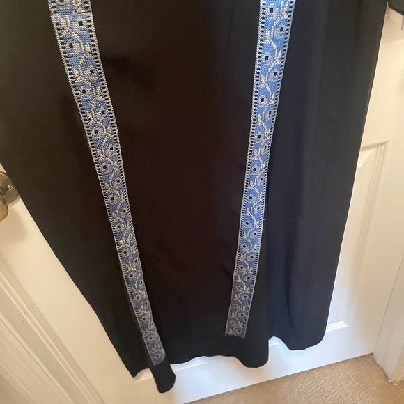 Brand new Women thoub middle eastern black with hand made stitches new - Picture 4 of 7